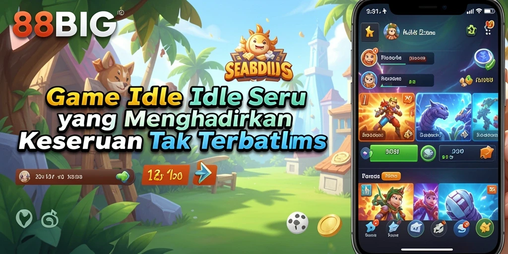 Tampilan gameplay seru dari 88BIG dengan sistem Idle yang menarik.