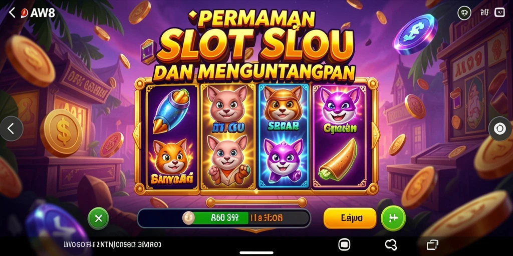 Tampilan menarik dari permainan Slot AW8 dengan beragam tema dan fitur.