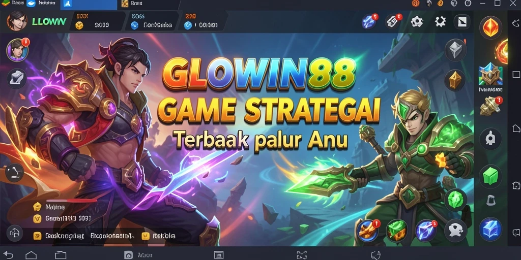Tampilan menarik dari gameplay GLOWIN88 yang menegangkan.