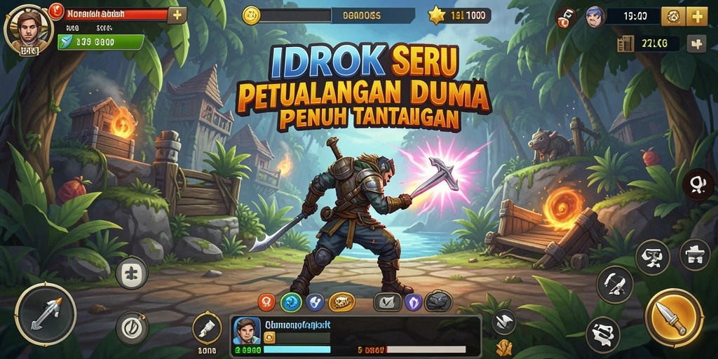 Gameplay seru IDROK yang menampilkan petualangan mendebarkan.