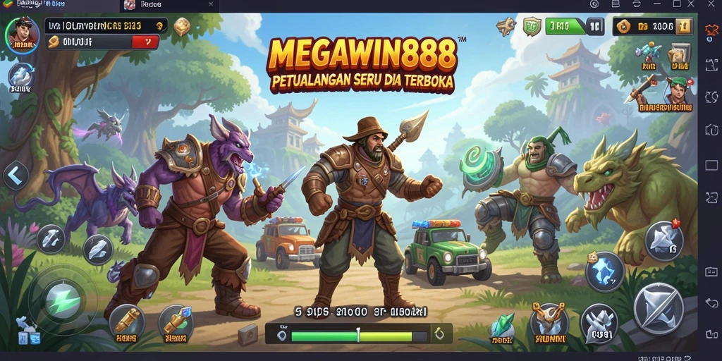 Gameplay seru dan petualangan di dunia terbuka MEGAWIN888.