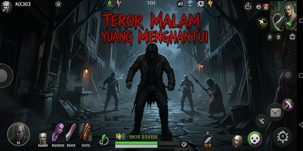 Tampilan gameplay NX303 yang menakutkan dan mencekam.