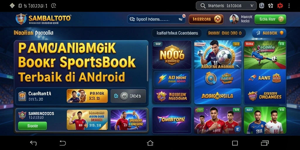 Tampilan gameplay menarik dari aplikasi sportsbook SAMBALTOTO.