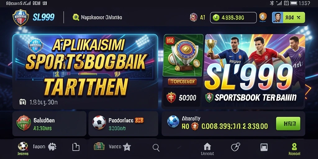Tampilan gameplay dalam aplikasi Sportsbook SL999 yang menarik dan interaktif.